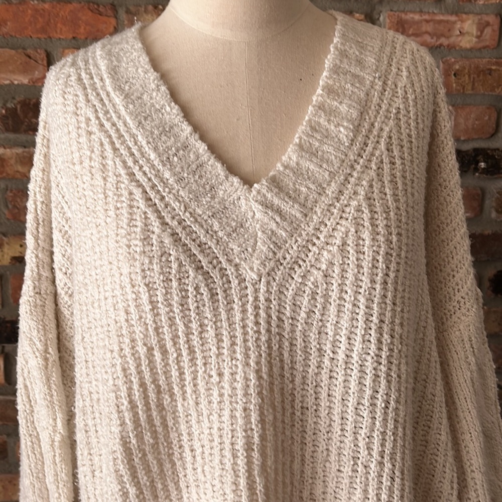 SO Puffy Vanilla Sweater 2XL